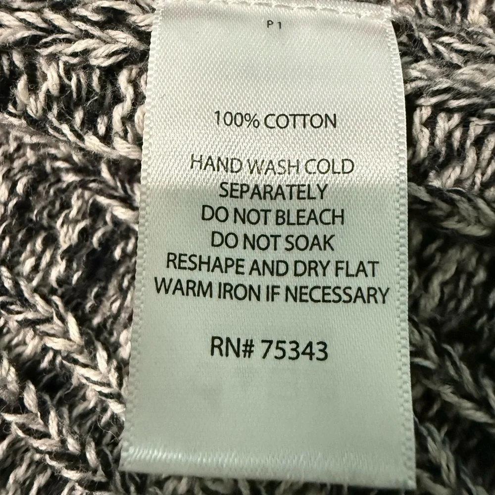 ARTISAN  NY Sleeveless Cowl Neck Sweater 100% Cotton